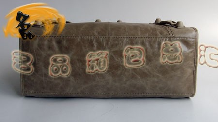 084824 BLENCIAGA熱賣新款花邊手提/手挽包 巴黎世家時尚女包 機車包