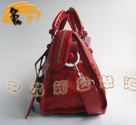 084828 熱賣款 高檔牛皮花邊女士手提包 BLENCIAGA經(jīng)典機(jī)車包 巴黎世家斜挎包