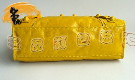 084832 BLENCIAGA機車包 巴黎世家經典女士手提包 巴黎世家新款牛皮花邊斜挎包