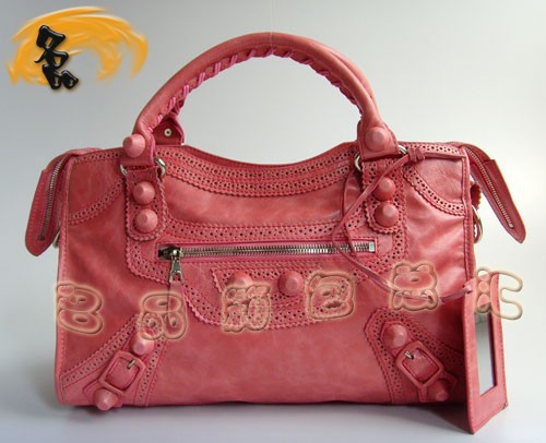 084832 專柜品質(zhì) BLENCIAGA 時(shí)尚牛皮女士手提包 機(jī)車包 巴黎世家斜挎包