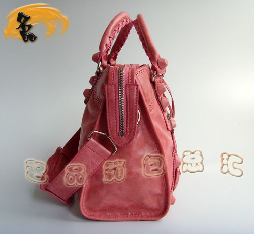 084832 專柜品質(zhì) BLENCIAGA 時(shí)尚牛皮女士手提包 機(jī)車包 巴黎世家斜挎包