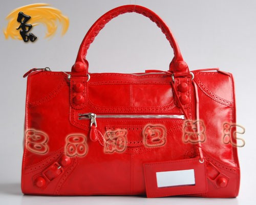 084824 超A品質(zhì) BLENCIAGA 熱賣款經(jīng)典機(jī)車包 BLENCIAGA時(shí)尚女士手提包