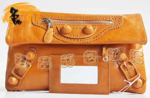 084351 超A品質新款女士手拿包 巴黎世家經典晚宴包 BLENCIAGA牛皮花邊時尚女包