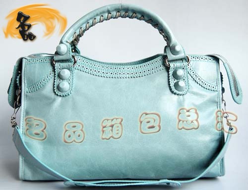 084832 BLENCIAGA最新款 BLENCIAGA手提包 巴黎世家斜挎包 機車包