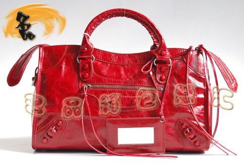 L084332 超A品質(zhì) BLENCIAGA機(jī)車包 BLENCIAGA時(shí)尚女士手提包 斜挎包