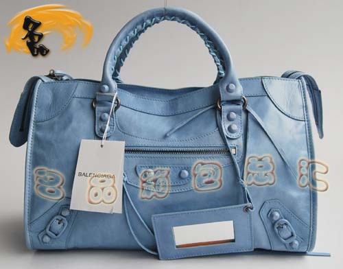 084332 超A女士斜挎包 BLENCIAGA新款牛皮時尚女包 手提包 巴黎世家機車包