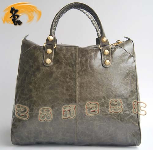 084361B 巴黎世家經典款 BLENCIAGA時尚女士手提包 BLENCIAGA最新款機車包