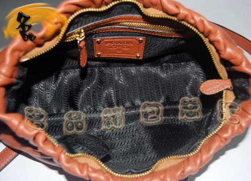 5645 Prada���¿��ް�ţƤŮ�� Pradaб��� Prada�r�����eŮ�� ���Sɫ