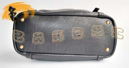 80043 普拉達熱賣新款牛皮兩用女包 Prada手提包 Prada斜挎包 黑色