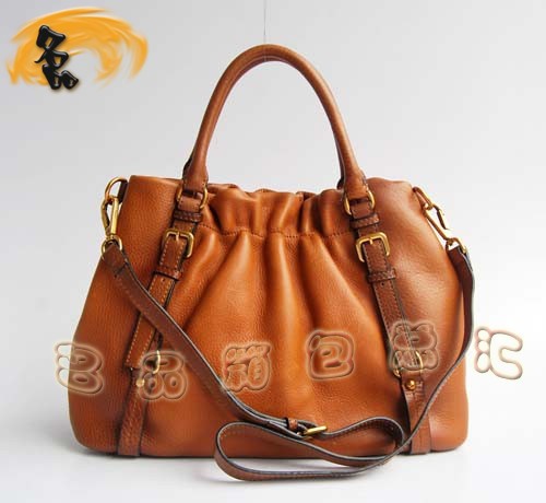 80043 �����_���u�¿�ţƤ����Ů�� Prada����� Pradaб��� �\��ɫ