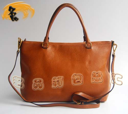 80062 Prada新款時尚女包 Prada手提包 普拉達女包 Prada斜挎包 淺啡色