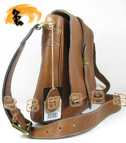 7812 瑪百莉 新款牛皮男包 Mulberry時尚男士斜挎包 一比一品質(zhì) 土黃色