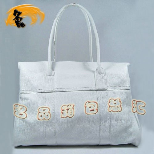 7803 瑪百莉最新廣告款 時尚女士手提包 Mulberry單肩包 Mulberry女包 白色