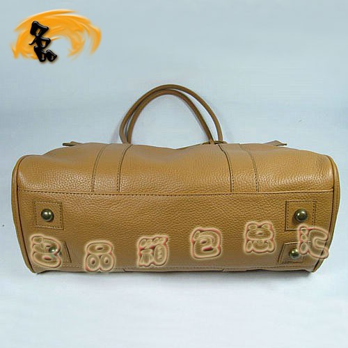 7803 瑪百莉最新廣告款 時尚女士手提包 Mulberry單肩包 Mulberry女包 土黃色