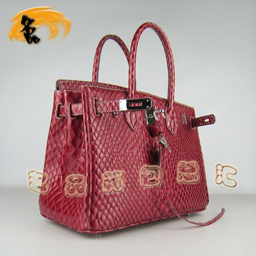 6088 1:1品質(zhì) Hermes最新款 魚紋手提包 Hermes Birkin 鉑金包 Hermes女包