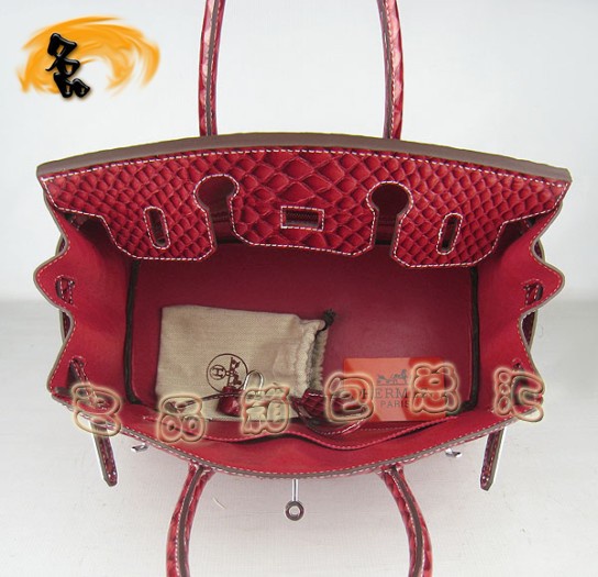 6088 1:1品質(zhì) Hermes最新款 魚紋手提包 Hermes Birkin 鉑金包 Hermes女包