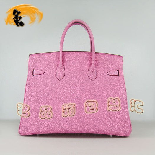 6089 Hermes Birkin �K��� 35cm Hermes����yƤŮʿ����� �ۼtɫ�y��