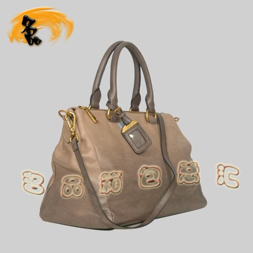 8589 Prada最新款時尚休閑女包 普拉達經典手提包 Prada斜挎包 黑配粉色