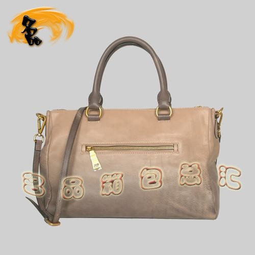 8589 Prada最新款時尚休閑女包 普拉達經典手提包 Prada斜挎包 黑配粉色