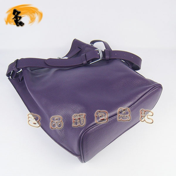 H2804 Hermes最新款時(shí)尚休閑女包 荔枝紋 Hermes單肩包 愛(ài)馬仕斜挎包 紫色