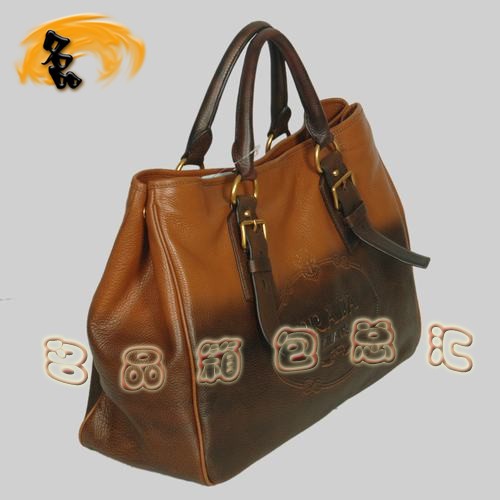 8602  Prada���N1:1Ʒ�|Ů�� �����_�ߙnţƤ����� Pradaб��� �������Sɫ