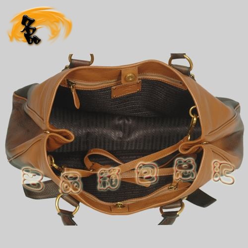 8602  Prada���N1:1Ʒ�|Ů�� �����_�ߙnţƤ����� Pradaб��� �������Sɫ