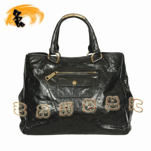 081113 Prada高檔女包 普拉達經典時尚全皮手提包 Prada肩包 黑色