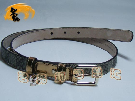 201789 Gucci皮帶 Gucci最新款 PVC 時尚女士皮帶 Gucci腰帶 原版一比一品質