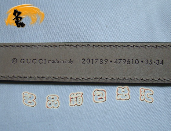 201789 Gucci皮帶 Gucci最新款 PVC 時尚女士皮帶 Gucci腰帶 原版一比一品質