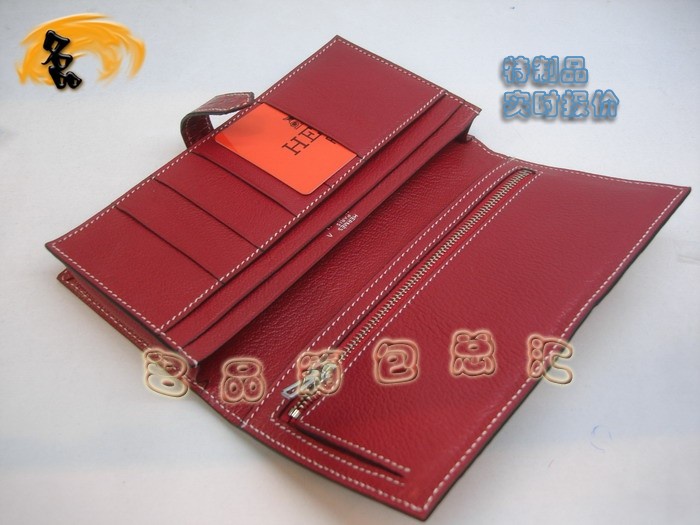 04618 Hermes最新款 Hermes真鱷魚皮 時(shí)尚女士錢夾 愛馬仕長款錢包 紅色 實(shí)時(shí)報(bào)價(jià)