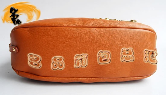 69526 Prada最新款 普拉達時尚女士單肩包 Prada進口牛皮女包 骷髏裝飾 淺啡色