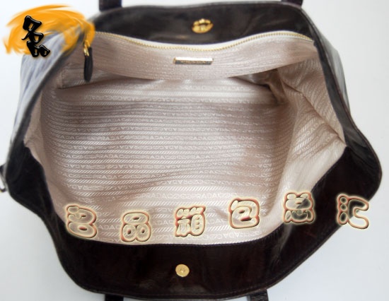 29165 Prada最新款 普拉達牛皮女士卡通單肩包 Prada手提包 一比一品質 深啡色