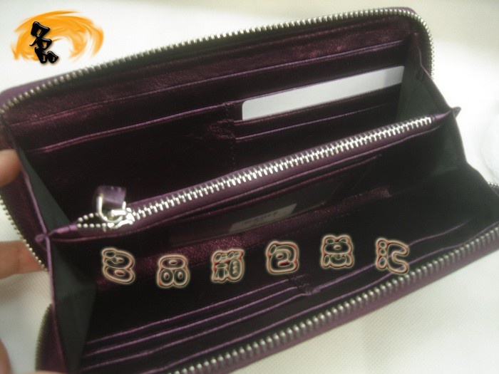 08621 Bottega Veneta經典款羊皮編織女包 Bottega Veneta時尚女士長款錢包 紫色