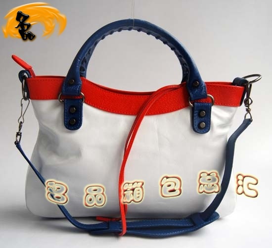 084331 ��������Ů�� �¿�ƴɫ�^��ţƤŮʿ�C(j��)܇�� Balenciaga����� �μ�� ��ɫ