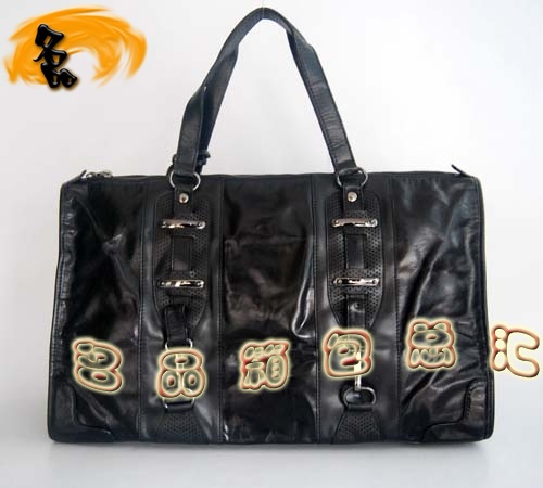 7749 一比一品質 Balenciaga手提包 巴黎世家牛皮休閑包 Balenciaga女包 黑色