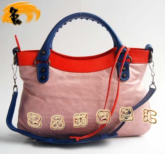 084331 ��������Ů�� �¿�ƴɫ�^��ţƤŮʿ�C܇�� Balenciaga����� �μ�� ��ɫ