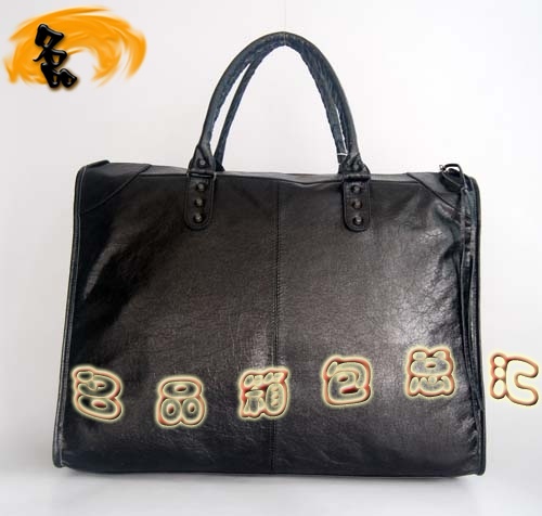 084336 Balenciaga機車包 巴黎世家進口牛皮時尚女包 Balenciaga手提包 一比一品質