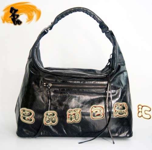 084608 Balenciaga單肩包 巴黎世家經典時尚休閑女包 Balenciaga手提包 黑色