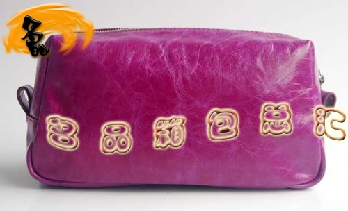 084611 Balenciaga手拿包 進口牛皮時尚女士手包 巴黎世家女包 手抓包 中紫色