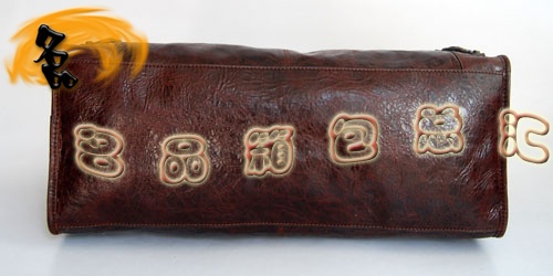 084324 Balenciaga單肩包 Balenciaga羊皮女包 機車包 巴黎世家手提包 啡色