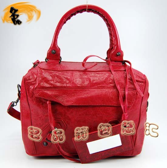 08470 Balenciaga女包 手提包 巴黎世家手提包 進(jìn)口羊皮時(shí)尚休閑女包 紅色