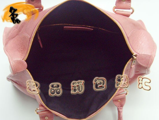 084324B Balenciaga女包 手提包 巴黎世家手提包 進口羊皮時尚休閑女包 粉紅色