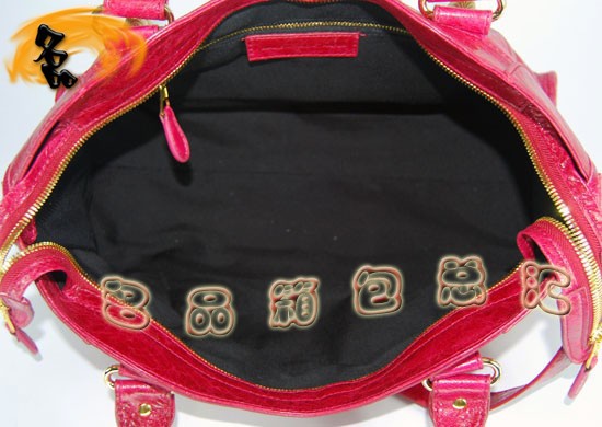 084328B Balenciaga女包 手提包 巴黎世家單肩包 進口羊皮時尚休閑女包 紅色