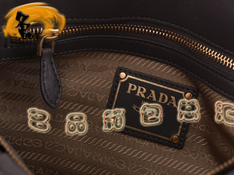 BN1336 �����_���¿� ��Ƥ�ް�Ůʿ���e�� Prada����� Pradaб��� ��ɫ