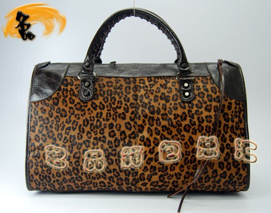 084324 Balenciaga女包 巴黎世家手提包 進口牛皮經典時尚女包 深啡色