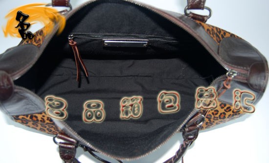 084324 Balenciaga女包 巴黎世家手提包 進口牛皮經典時尚女包 深啡色