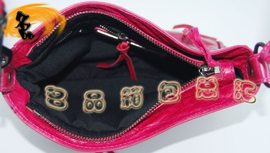 084980 巴黎世家斜挎包 進(jìn)口羊皮時(shí)尚休閑女包 Balenciaga女包 斜挎包 桃紅色