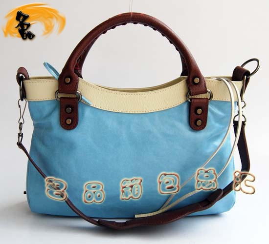 084331 Balenciaga����� ��������Ů�� �M��ţƤ����r��Ů�� �{���ɫ