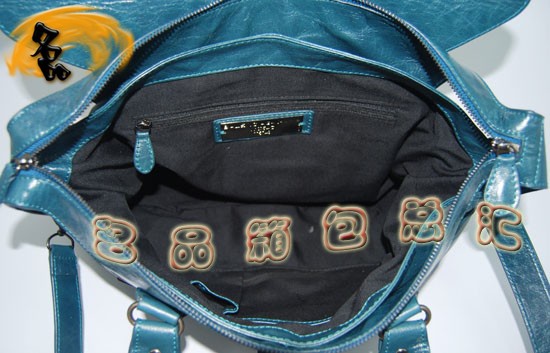 084668  Balenciaga�μ�� ������������� �M(j��n)��ţƤ��(j��ng)��r��Ů�� ���{(l��n)ɫ