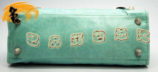 173082A  Balenciaga�μ�� ������������� �M��ţƤ����r��Ů�� �C܇�� ��ˮ�Gɫ